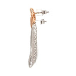 Load image into Gallery viewer, Evara Platinum Rose Gold Diamonds Earrings for Women JL PT E 311   Jewelove.US
