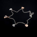 Load image into Gallery viewer, Platinum Evara | Rose Gold Diamond Bracelet for Women JL PTB 738   Jewelove.US
