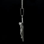 Load image into Gallery viewer, Platinum Jesus Christ Cross Pendant JL PT P 374
