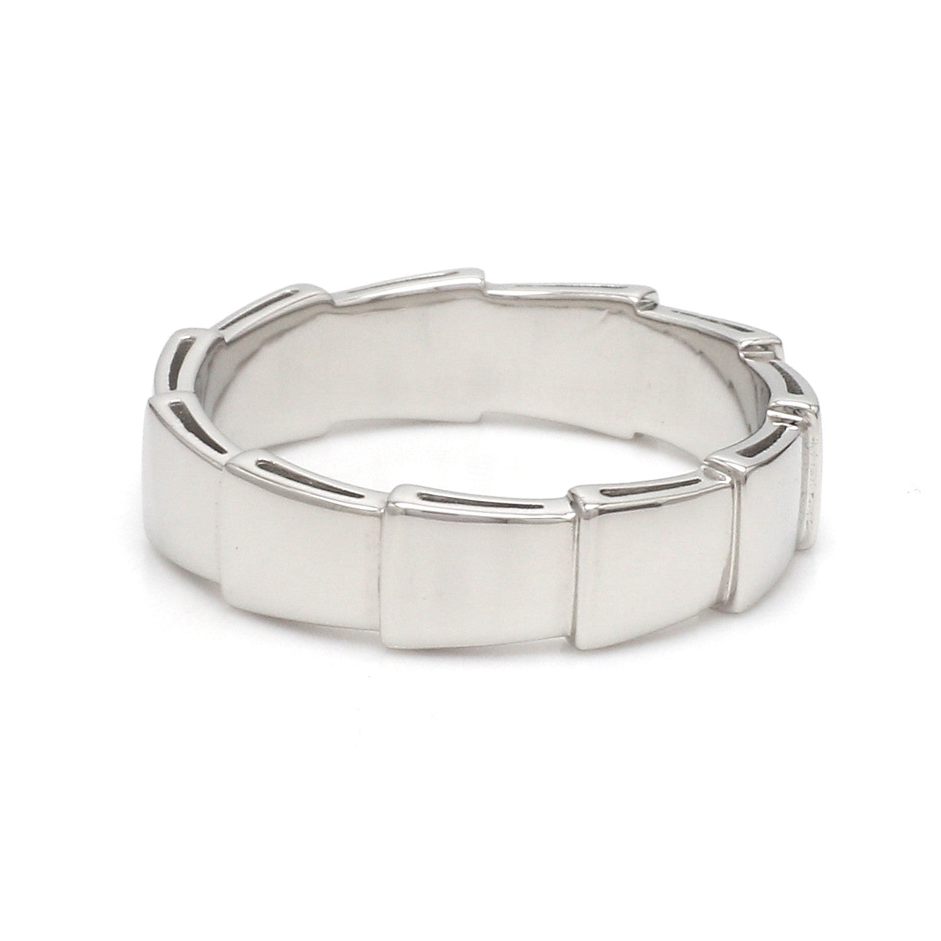 Plain Platinum Ring for Men JL PT 1392
