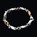 Load image into Gallery viewer, Men of Platinum | 7.75mm Platinum Rose Gold Bracelet for Men JL PTB 1358
