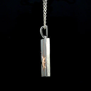 Men of Platinum | Pendant for Men with Rose Gold JL PT P 244   Jewelove.US