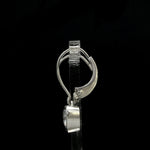 Load image into Gallery viewer, 2-Carat Lab Grown Heart Cut Solitaire Platinum Earrings JL PT E LG-372
