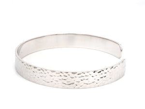 Open Hammered Platinum Kada for Men JL PTB 776-A