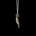 Load image into Gallery viewer, Maple Leaf Heart Platinum Rose Gold Fusion Pendant JL PT P 211   Jewelove.US
