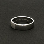 Load image into Gallery viewer, Customized Fingerprint Engraved Platinum Rings for Women JL PT 270
