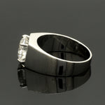 Load image into Gallery viewer, 4-Carat Lag Grown Solitaire Platinum Ring for Men JL PT LG 1391
