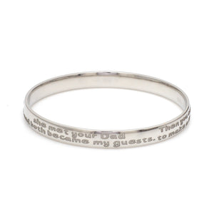 Platinum Engraved Baby Kada for Men JL PTB 1289