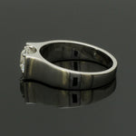 Load image into Gallery viewer, 1-Carat Lab Grown Solitaire Platinum Ring for Men JL PT LG 1436
