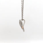 Load image into Gallery viewer, Evara Platinum Diamonds Pendant with Rose Gold Heart JL PT P 323   Jewelove.US
