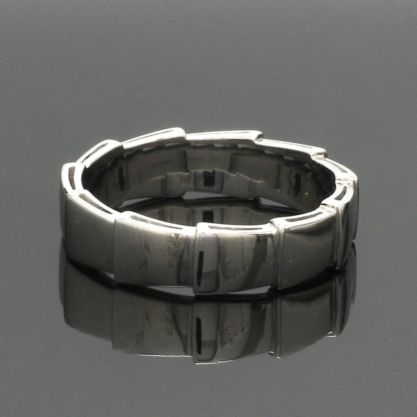 Plain Platinum Ring for Men JL PT 1392