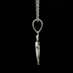 Load image into Gallery viewer, Plain Platinum Rose Gold Shiv Ji Trishul Pendant JL PT P Trishul-RG
