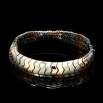 Load image into Gallery viewer, 12mm Platinum Rose Gold Bracelet with Hi-Polish &amp; Matte Finish for Men JL PTB 1177
