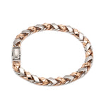 Load image into Gallery viewer, 6.5mm Platinum &amp; Gold Bracelet for Men JL PTB 641-RG-A
