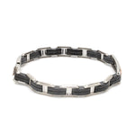 Load image into Gallery viewer, Men of Platinum | Diamond 18K Rose Gold with Black Stone Bracelet for Men JL PTB 1329
