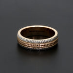 Load image into Gallery viewer, Designer 18K Triple Color Gold Unisex Ring JL AU 99
