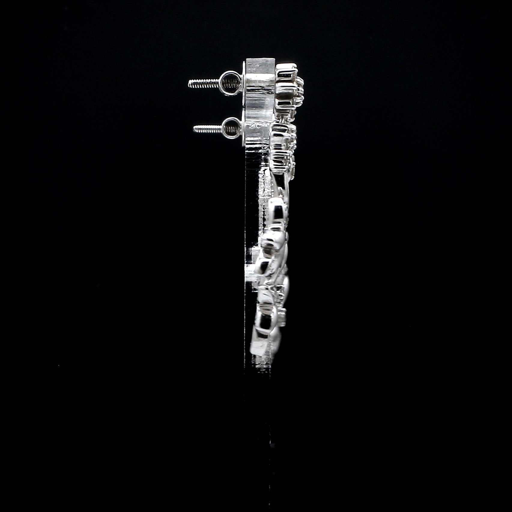 Designer Platinum Diamond Earrings for Women JL PT E 343