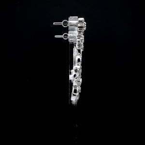Designer Platinum Diamond Earrings for Women JL PT E 343