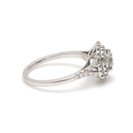 Load image into Gallery viewer, 70-Pointer Solitaire Platinum Double Halo Diamond Spilt Shank Ring JL PT 1268
