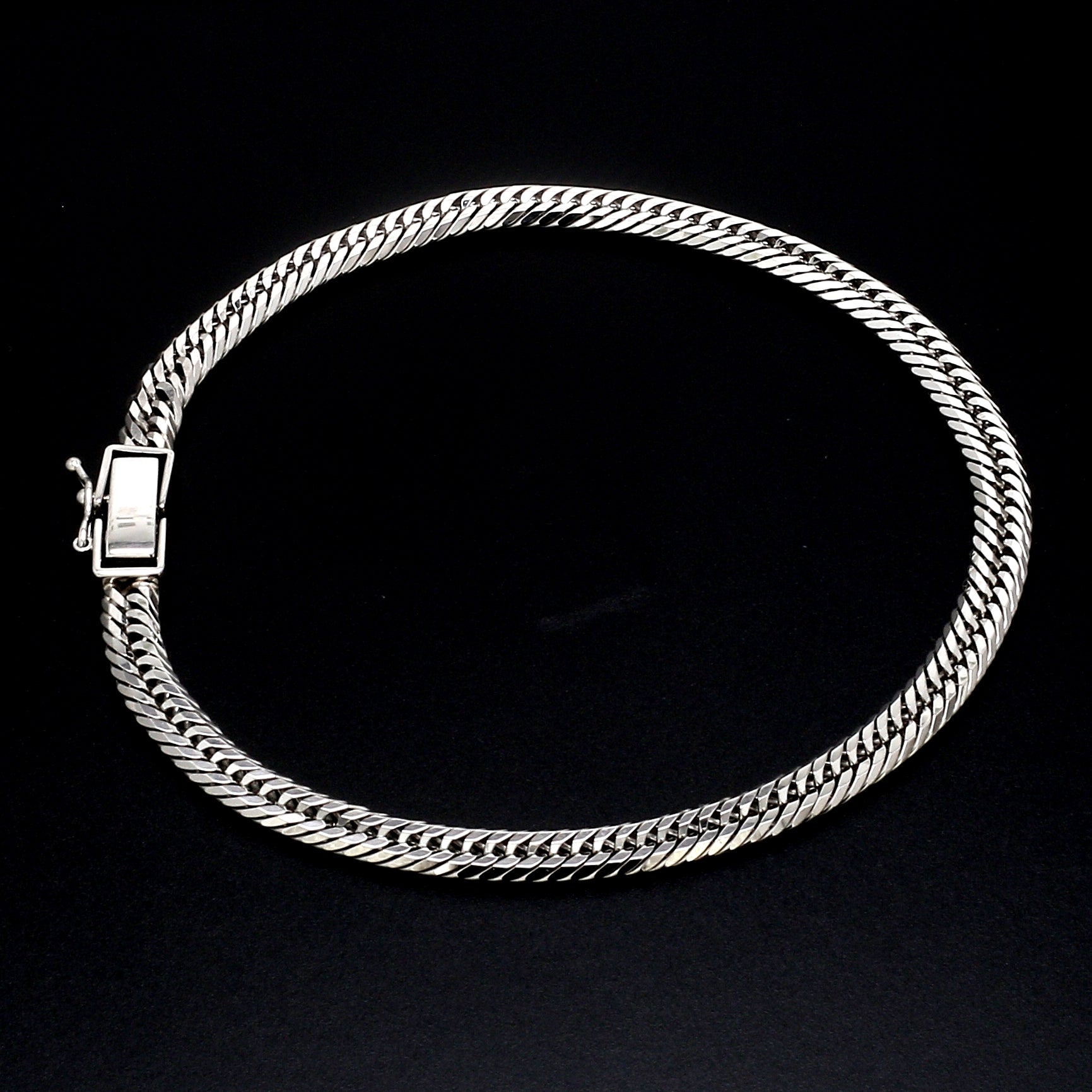 4.5mm Japanese Platinum Cuban Bracelet for Men JL PTB 1176
