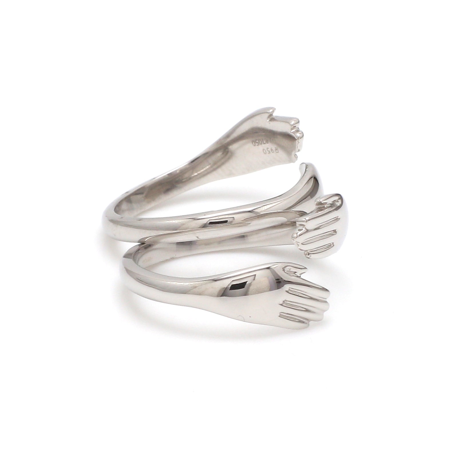 Platinum Hug Unisex Ring JL PT 938