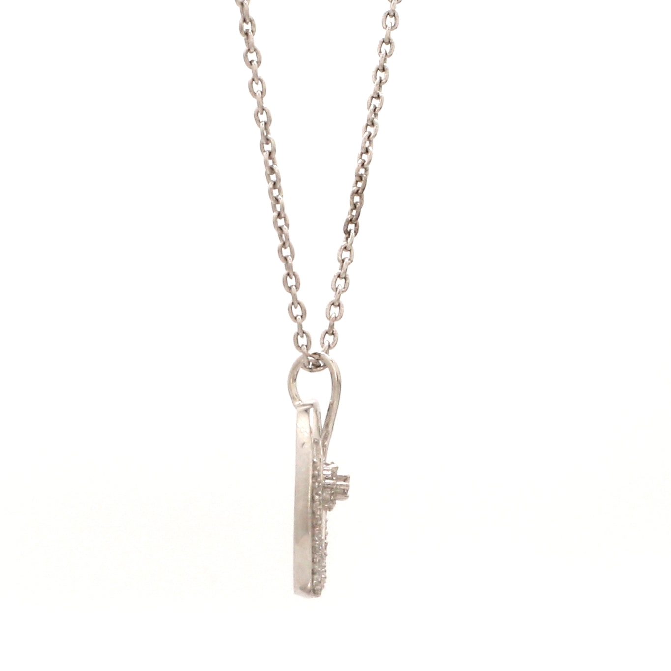 Platinum with Diamond Pendant Set for Women JL PT P 2444