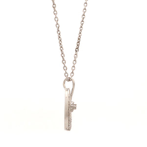 Platinum with Diamond Pendant Set for Women JL PT P 2444