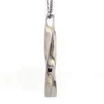 Load image into Gallery viewer, Plain Platinum Twisted Pendant JL PT P 364
