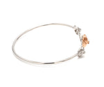 Load image into Gallery viewer, Platinum Rose Gold Diamond Bracelet for Women JL PTB 1202   Jewelove.US
