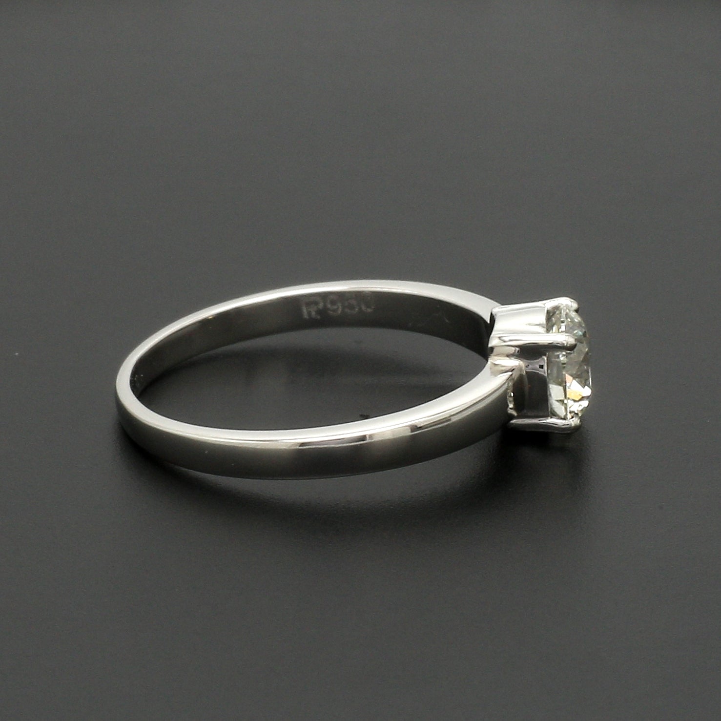 1.50-Carat Lab Grown Solitaire Platinum Engagement Ring JL PT LG G 1269-C