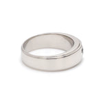 Load image into Gallery viewer, Classic Platinum Solitaire Love Bands SJ PTO 101 - Hi-Polish   Jewelove.US
