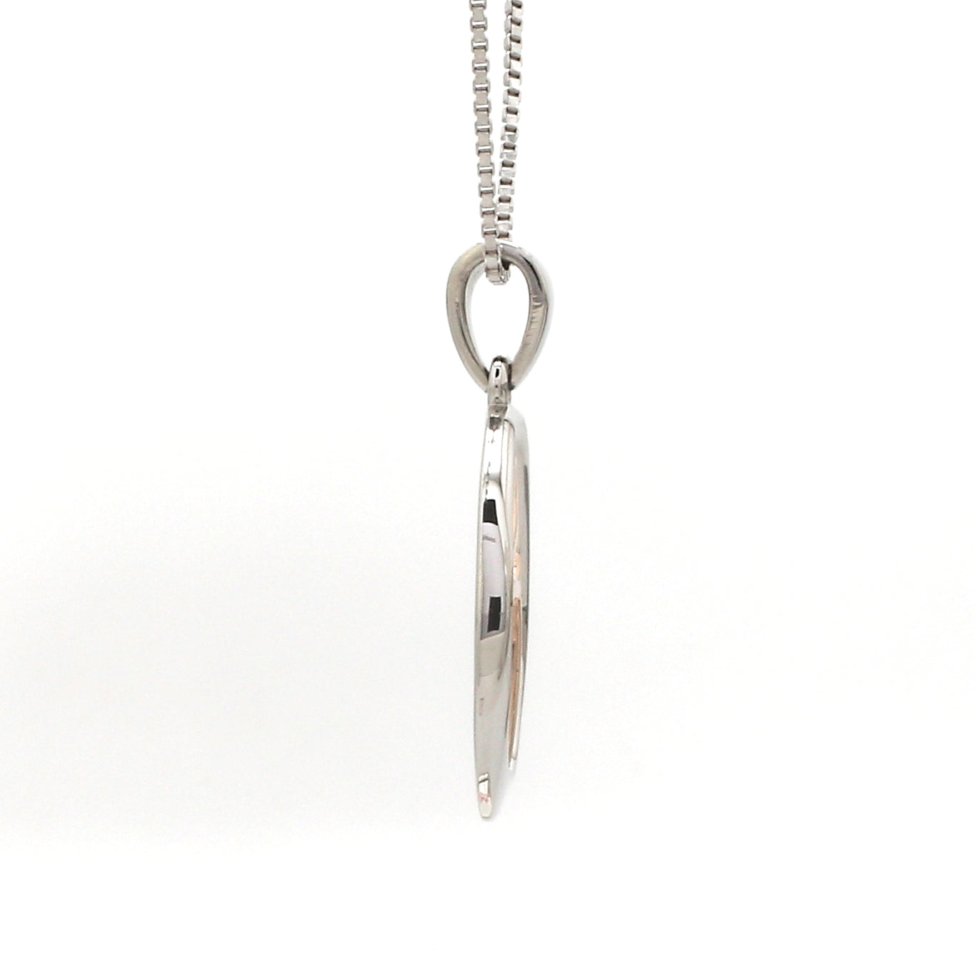 Platinum Rose Gold Unisex Pendant JL PT P 363