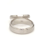 Load image into Gallery viewer, 7mm Beveled Edges Plain Platinum Ring for Men JL PT 616 - Solid   Jewelove.US
