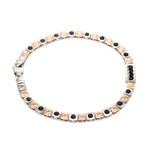 Load image into Gallery viewer, Platinum &amp; Rose Gold Bracelet for Men JL PTB 1335
