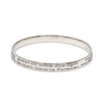 Load image into Gallery viewer, Platinum Engraved Baby Kada for Men JL PTB 1289
