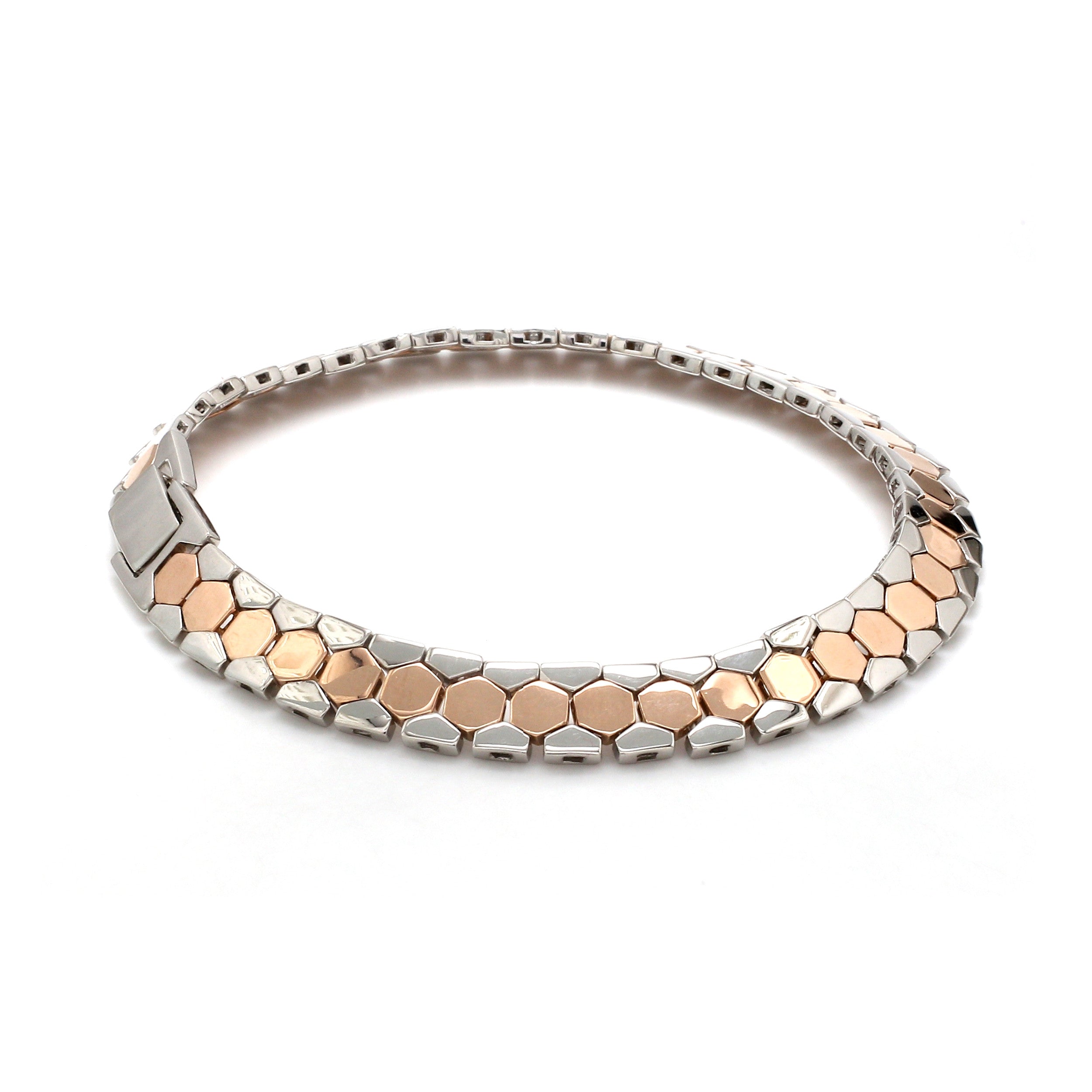 Men of Platinum | 8.5mm Rose Gold Bracelet for Men JL PTB 1282