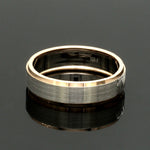 Load image into Gallery viewer, Platinum Love Bands with Rose Gold Ring JL PT 1408
