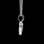 Load image into Gallery viewer, Evara Platinum &amp; Rose Gold Diamonds Heart Pendant JL PT P 322   Jewelove.US
