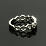 Load image into Gallery viewer, Platinum Love Bands with Rose Gold JL PT 1051
