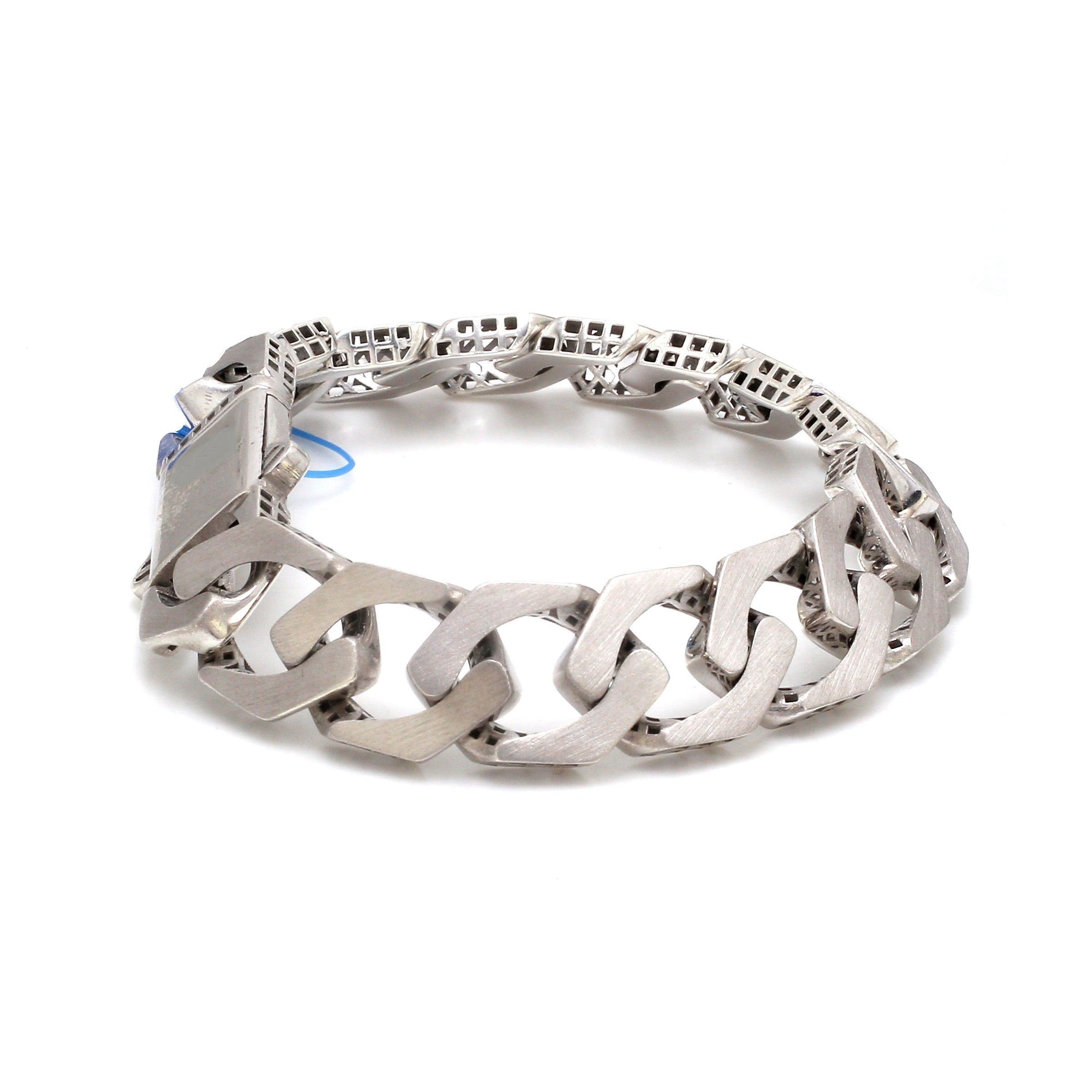 Men of Platinum | 14mm Double Side Heavy Bracelet for Men JL PTB 1379