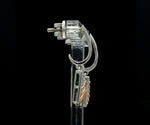 Load image into Gallery viewer, Evara Platinum Rose Gold Diamonds Earrings for Women JL PT E 314   Jewelove.US
