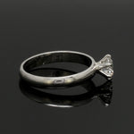 Load image into Gallery viewer, 70-Pointer Lab Grown Solitaire Platinum Engagement Ring SKU 009-LG
