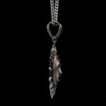 Load image into Gallery viewer, Sun Om Pendant | Platinum + Rose Gold JL PT P 375
