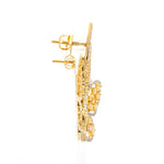 Load image into Gallery viewer, Natural Fancy Color Yellow Diamond Butterfly Pendant Chain Set for Women JL AU PE YD 101
