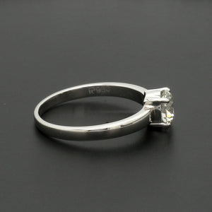 30-Pointer Solitaire Platinum Engagement Ring JL PT 1269   Jewelove.US