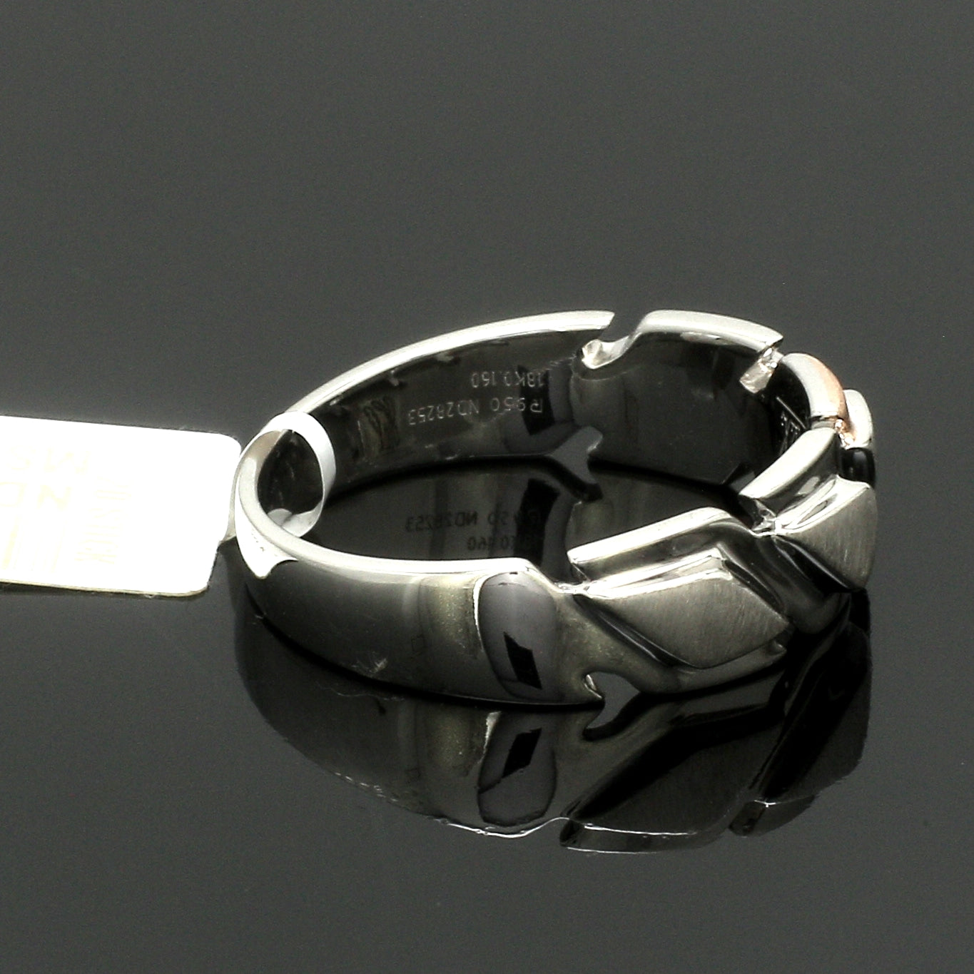 Men of Platinum | Rose Gold Heavy Ring for Men JL PT MSD 110