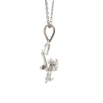 Load image into Gallery viewer, 50-Pointer Solitaire Platinum Name Pendant JL PT P 331   Jewelove.US
