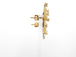 Load image into Gallery viewer, 18K Yellow Gold Earrings with Natural Fancy Yellow &amp; White Diamonds JL AU E 102
