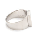 Load image into Gallery viewer, Plain Platinum Ring for Men JL PT 1387
