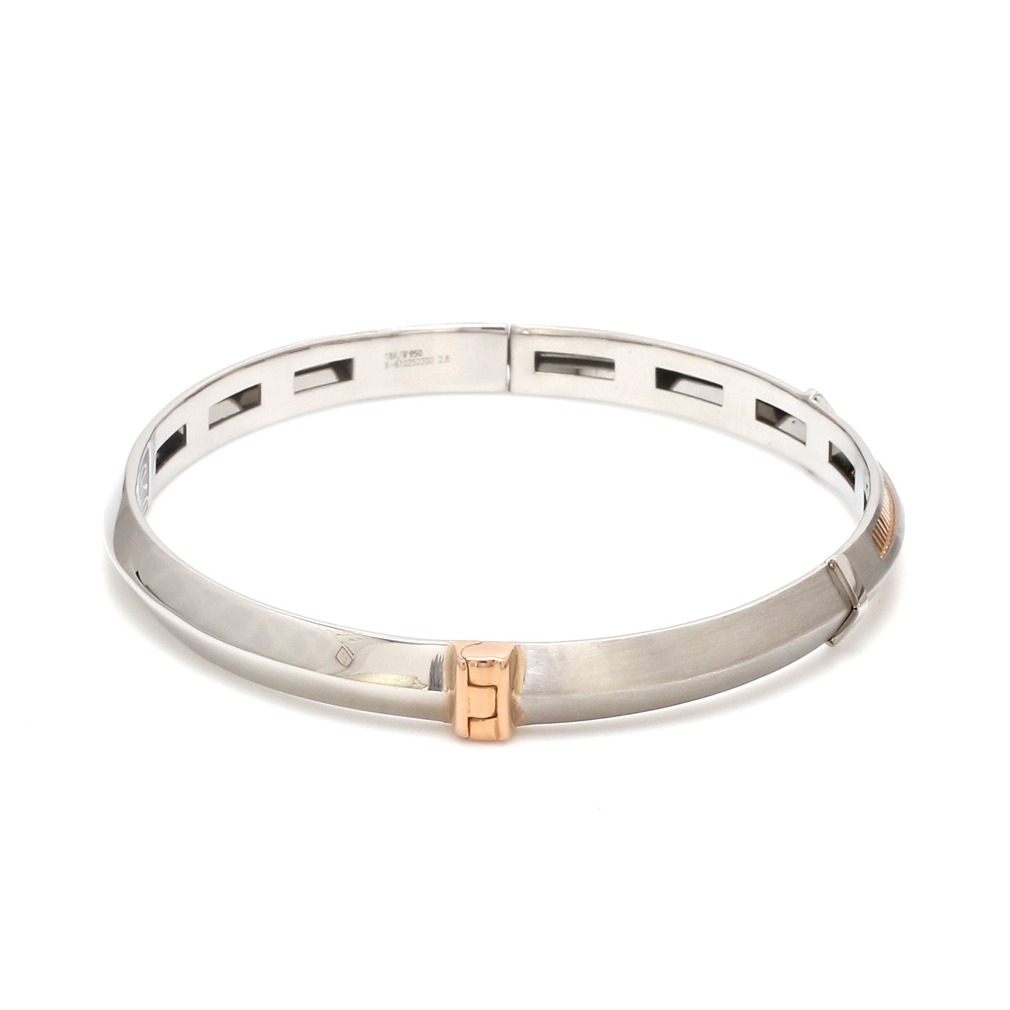 Men of Platinum | 6mm Rose Gold with Bracelet for Men JL PTB MSD 109